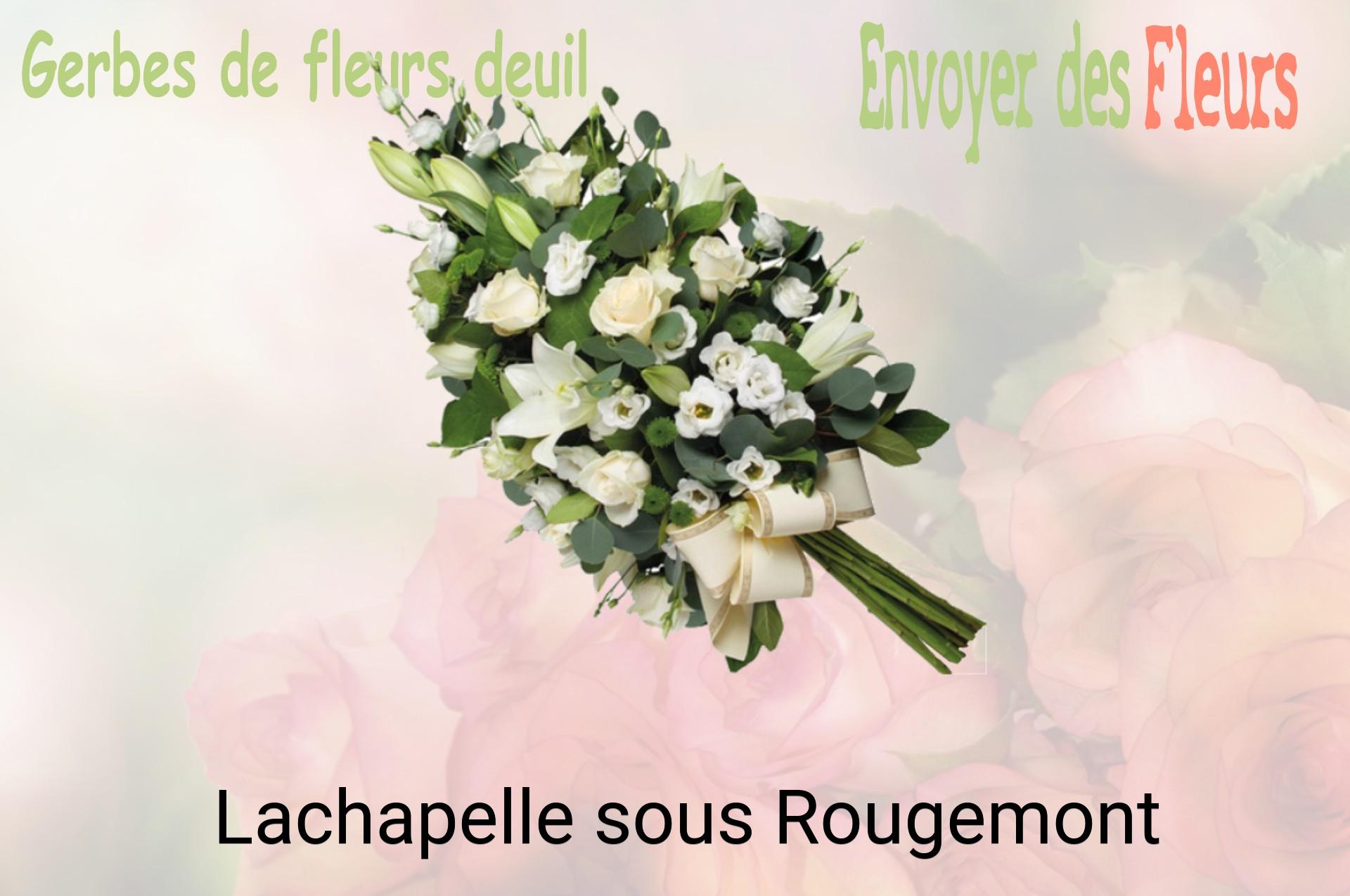 Gerbe de fleurs de deuil livrée à Lachapelle-sous-Rougemont